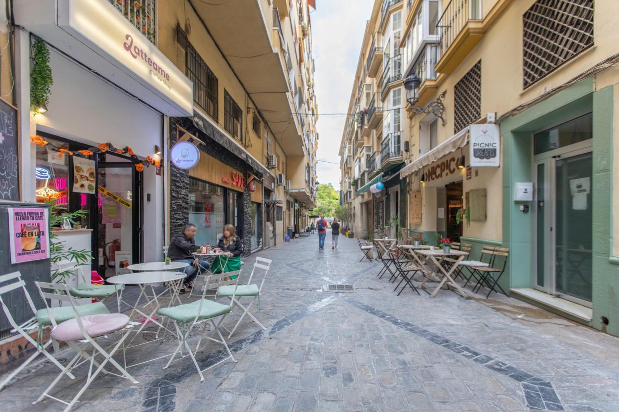 Homely Malaga San Juan De Letran Plaza De La Merced Eksteriør billede